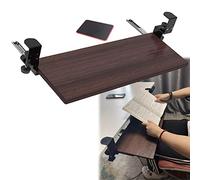 Adjustable Keyboard Tray with Smooth Glides Under-Desk Clamp Keyboard Drawer & Mouse Pad Ergonomic Desk Extender (Black 55 * 24 cm) for Optimal Workspace nization