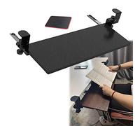 Adjustable Keyboard Tray with Smooth Glides Under-Desk Clamp Keyboard Drawer & Mouse Pad Ergonomic Desk Extender (Black 55 * 24 cm) for Optimal Workspace nization