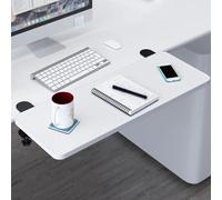 Adjustable Keyboard Tray with Wrist Support, Space-Saving Desktop Solution for Home & Office, 50 x 20 cm, Ergon Design for Comfort and Productivity