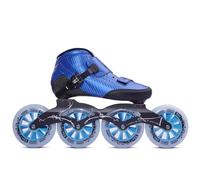 Adjustable Kids aldult Roller Speed Racing Skates with Rubber wheels, 16 Sizes for Boys & Girls Ages 12-18 years and older, Outdoor Indoor Use, Triple Protection System, for Beginners