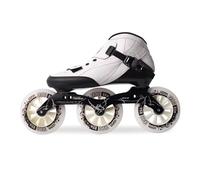 Adjustable Kids aldult Roller Speed Racing Skates with Rubber wheels, 16 Sizes for Boys & Girls Ages 12-18 years and older, Outdoor Indoor Use, Triple Protection System, for Beginners