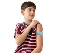 Adjustable Kids Armband for Dexcom G7 and Dexcom ONE+ - Dia-Style Kiddy - Rotating Clip Comfortable and Soft - Secure Protection for CGM Sensor - Colorful Prints, XS 18-25cm (Sailors)