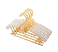 Adjustable Kids Clothes Hangers - 20 Pack Non-Slip Plastic Racks for Suits Coats & Garments - Windproof Yellow Display Hangers - Perfect for nizing Child’s Closet
