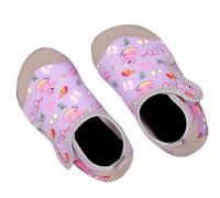 Adjustable Kids Water Shoes Non-Slip Barefoot Toddler Quick Dry Auqa Shoes Child Soft Swim Pool Beach Surf Wet Shoes Wetsuit Boots Boys Girls Aquasport Swimming Footwear
