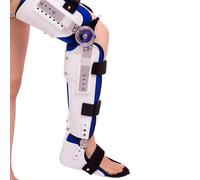 Adjustable Knee Ankle Foot Orthosis, Postoperative Leg Fracture Support, Hip Knee Ankle Foot Brace for Stability and Protection