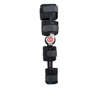 Adjustable Knee Brace Support Hinged Rom Knee Brace,Adjustable Length Post Op Patella Brace Support Stabilizer Pad Orthosis Splint Wrap Medical Orthopedic Guard Protector(L)