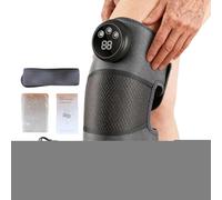 Adjustable Knee Massager, Foldable Smart Control Device with 5 Levels, Portable Massager, Indoor Office Travel Home, for Men, Women, Family, Friends, Adults