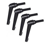 Adjustable Knobs Handle ， 4 Pcs Adjustable Knobs Handle With Male Thread Push Button Ratchet M4-M16 For Machinery(M10*50)