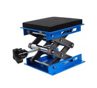 Adjustable Lab Jack Scissor Stand - Aluminum Lift Platform with Shock Absing Spon & Non-Slip, Height Ran for Precise Experimental Support in tories