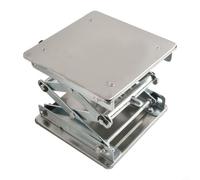 Adjustable Lab Stand 150x150mm for Physics Chem | 75-260mm lift range, precise height control, stable upper panel, smooth handwheel operation, lab essential