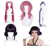 Adjustable Lace Wig Grip Cap for Demon Hunters Costume Cosplay, Secure Fit Halloween Accessory with Breathable Mesh for Long Wear D