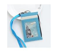Adjustable Lanyards ID Card Badge Holder, Holder3pcs Cases Unisex Leather Neck Strap Lanyard Display Staff Bank Bus Wallet Portable Covers