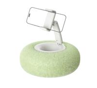 Adjustable Lap Desk Stand - Tablet Pillow Holder With Snack Bowl, Plush Soft Cushion, 360° Rotating Arm | Compatible With 4.7-16.1 Inch Kińdle Phone Laptop Tablet Device Comfortable Stable