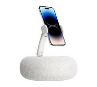 Adjustable Lap Desk Stand - Tablet Pillow Holder with Snack Bowl, Plush Soft Cushion, 360° Rotating Arm | Compatible with 4.7-16.1 Inch Kińdle Phone Laptop Tablet Device Comfortable Stable