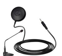 Adjustable Laptop Microphone - Desktop Computer Recording Microphone, Clear Audio Capture, Professional Dictation Podcasting Device | Teacher Classroom Business Home Studio Creator