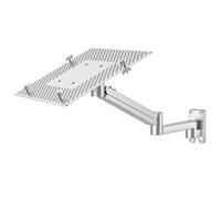 Adjustable Laptop Mount with Vented Cooling Tray - Enhances Workstation Ergonomics, Supports Up to 6kg for Office Use