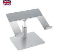Adjustable Laptop Riser with Under-Base Storage & Ventilation for 16'' Laptops