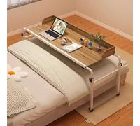 Adjustable Laptop Stand Mobile Rolling Table Bed Tray Desk for Food & Medical Use Height 65 95 cm Portable Workstation for Home & Office
