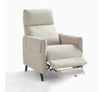 Adjustable Large Corner Sleeper Sofa - Comfortable Fabric Lounge Chair for Living Room Balcony Small Bedroom Lazy Chair with Seven-Zone Support