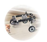 Adjustable Large Dog Wheelchair for Back Legs - Multi-Function Pet Lift Thickened Design & Comfortable Perfect for Mobility Support (2 Rounds)