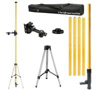 Adjustable Laser Level Pole, 12ft Telescopic Pole with Tripod