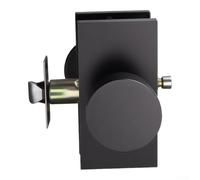 Adjustable Latch Door Knob 2-3/8 to 2-3/4 Backset Fit | Rectangular backplate, smooth round knob, contemporary design, complements decor, fingerprint resistant