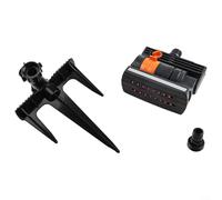 Adjustable Lawn Sprinkler 2 Pack, 16 Hole Oscillating Sprinkler Head for Garden Yard, Wide Coverage Watering System with Easy Setup for Outdoor Grass Care and Plant Irrigation Need(B)
