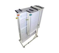 Adjustable le Ding Rack for A0/A1/A2/A3, 12 Clips Included, Height Adjustable Art Easel Stand, Ideal for Artists & Presentats, Portable Display Solut