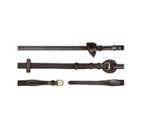Adjustable leather horse reins Dy'on 5/8