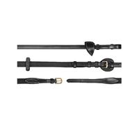 Adjustable leather horse reins Dy'on 5/8