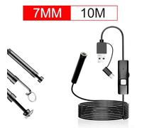 Adjustable Led (1000CM) Camera with 6 for Phone or 3in1 Waterproof 640x480p 8mm Ip65 Flexible Home Function Lights for Automotive and Pc 7mm Cable Endoscope Apparatus Meant Hd Borescope Inspection