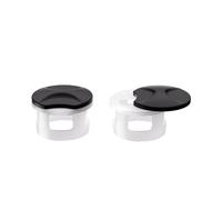 Adjustable LED Light Covers for Meta Wayfarer/Skyler/Headliner, AI Intelligent Glasses Camera Light Shield, Light Blocker Cover, Flash Cover Easy Block Out Light When Recording (White)