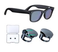 Adjustable LED Light Covers for RayBan Meta AI Glasses Wayfarer, Skyler Gen2 Headliner HSTN,Oakley, Flash Cover Easy Block Out Light When Recording, Available at Day & Night 2Pack