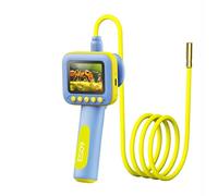 Adjustable LED Light Endoscope for Kids Featuring 3 Brightness Levels Bendable Tube for Easy Angled Changes 2.4 Inch Highly Definition Display and Waterproof Construction for Outdoor Discovery Tool