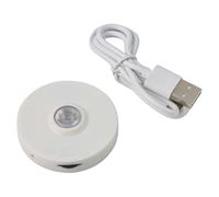 Adjustable Led Microscope Light Source for Organic Microscopy - 5w 5500-6500k Color 0-100 Dimmable Intensity USB-Powered White Abs Housing (No Bracket Included)