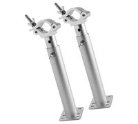 Adjustable LED Screen Clamp, Video Wall Stand Support for Stage & Exhibition, 30-50cm Telescopic Aluminum Alloy Mount for F32/F34 Truss, 2 Pack