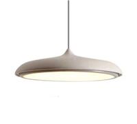 Adjustable LED Three-Color Chaner - Minimalist Metal Pendant Lamp with Amen Style for Office, Coffee House, Restaurant Decor