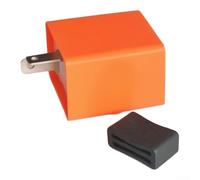 Adjustable LED Turn Signal Relay 6-12V Fast | IP67 waterproof rating, short-circuit protection, fits tight spaces, for durable ABS housing, stable 80 flashes/min