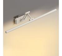 Adjustable LED Vanity Light - Modern Swing Arm Bathroom Mirror Lamp Over-Mirror Lighting Fixture for Washroom Stylish Wall Sconce for Cabinet & Vanity Decor
