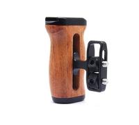 Adjustable Left/Right Camera Handle Wooden Side Handle for EOS RP/A7ii/A7iii/EOS R50/EOS R100/A6700/Z6 ii/Z6 iii/Z7 ii/A7M4/ZV-E10/ZV-E10 ii