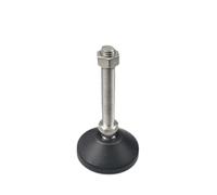 Adjustable legs 1-4Pcs M8 M10 M12Universal Joint Adjustable Furniture Leveling Feet Swivel Base Lathe Leg Pad Table Chair Adjust Leveler Foot(D50xM12x100,4 Pcs)