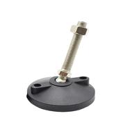 Adjustable legs 1PCS Nylon Universal Adjusting Foot With Threaded M8 M10 M12 M14 M16 M20 M24 Rubber Seat Anti-Slip Furniture Guard Glide Pad(D100xM16x120mm)