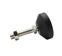 Adjustable legs 1PCS Nylon Universal Adjusting Foot With Threaded M8 M10 M12 M14 M16 M20 M24 Rubber Seat Anti-Slip Furniture Guard Glide Pad(D80xM16x120mm)