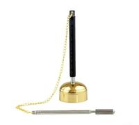 Adjustable Length Brass Gong Sound Bowl Crafted for Meditation and Yoga Practice to Deliver Clear Therapeutic Sound (S Size)