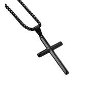 Adjustable Length Crucifix Charm Necklace For Women Religious Neck Chain Hypoallergenics Neckchain Unisex Faith Jewelry Religious Occasions