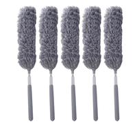 Adjustable Length Dusters Bendable Fiber Head Extendable Long Handle Reaches High Corner And Narrow Gaps Efficiently Bendable Head Remover