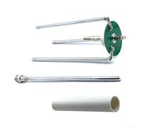 Adjustable Length For GP Antenna with Q9 BNC Connector for HAM Radio, Four Telescopic Elements Supporting 65 375MHz Frequency Range for Improved Signal