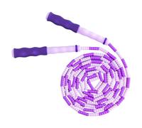 Adjustable Length Jump Rope Colorful Segmented Beaded Skipping Rope Soft Beaded Jumping For Fitness Exercise Kids Jump Soft Skipping Adjustable Length Jumping