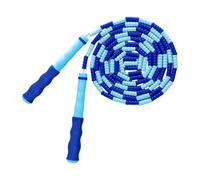 Adjustable Length Jump Rope Colorful Segmented Beaded Skipping Rope Soft Beaded Jumping Rope For Fitness Exercise Kids Jump Rope Soft Beaded Skipping Rope Adjustable Length Jumping Rope