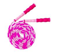 Adjustable Length Jump Rope Colorful Segmented Beaded Skipping Soft Jumping For Fitness Exercise Soft Jumping Adjustable Length Jump Segmented Skipping